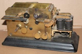 Antique Vintage Telegraph Register Machine