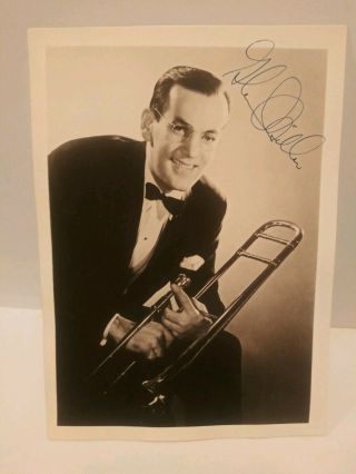 Glenn Miller Vintage Rare 5x7 Autographed Photo Authentic 1940 