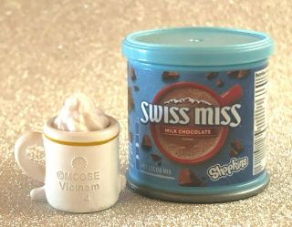 Shopkins REAL LITTLES RL - 021 MISS SWISS Hot Chocolate COCOA RARE OOP VHTF 3