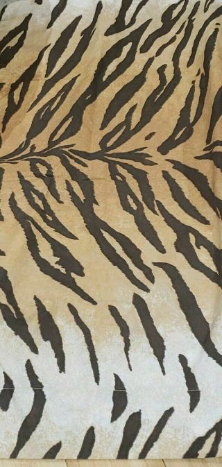 2 Very Rare Vintage Ralph Lauren Beckett Tiger Stripe Medieval King Pillowcases