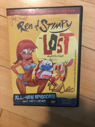 Ren & Stimpy The Lost Episodes Rare Oop Dvd