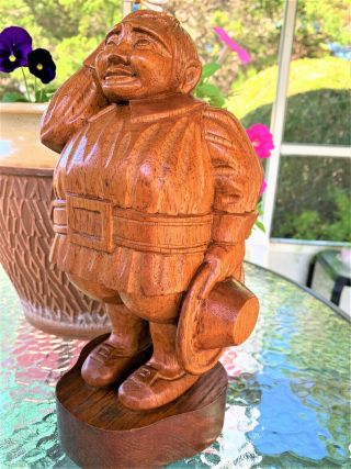 FOLK ART WOOD CARVING BY JOSE PINAL (FAMOUS ARTIST) DETAIL - VERY RARE 2