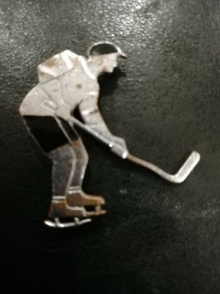 Vintage Ice Hockey Jersey Shirt Pin Badge Rare Vintage 1940s