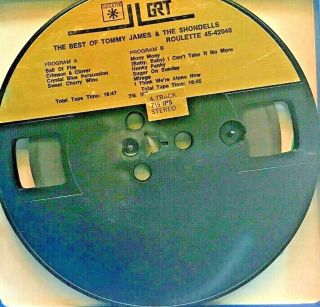 RARE 7 - 1/2ips The Best of Tommy James & The Shondells Reel Tape Guaranteed 2