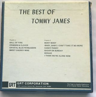 RARE 7 - 1/2ips The Best of Tommy James & The Shondells Reel Tape Guaranteed 3