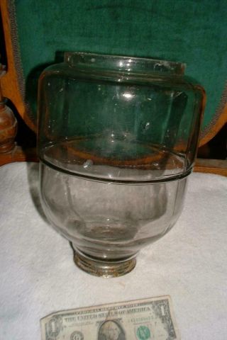 Vintage Antique Glass Hoosier Cabinet Or Pantry Flour Sugar Dispenser