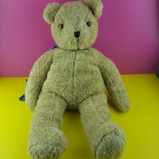 1991 Ty Teddy Bear Curly Plush Large 24 " Rare Vintage Stuffed Animal