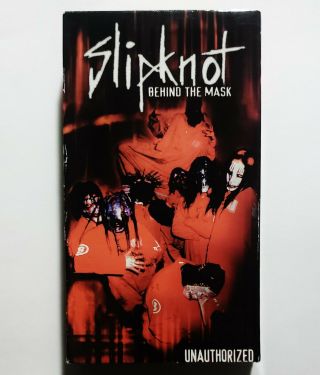 Slipknot - Behind The Mask (vhs,  2001) Rare & Oop Unauthorized Documentary