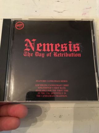NEMESIS: The Day Of Retribution Cd Metal Blade RARE OOP 1990 Classics Series 2