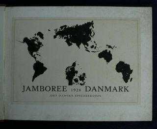 1924 - 2nd World Scout Jamboree - Official Souvenir Book - Denmark - RARE 2