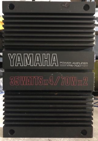 Old School Yamaha Ypa - 700 4 Channel Amplifier,  Rare,  Japan Made,  Vintage,  1 No Box