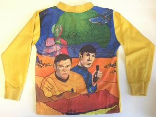 1975 Star Trek Shirt Vintage Mr Spock Captain Kirk Official Donmoor Very Rare