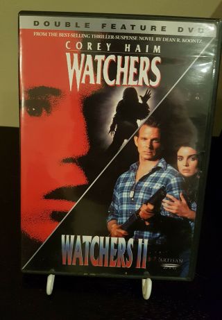 Watchers Watchers Ii 2 Double Feature Dvd Corey Haim Horror Region 1 Rare Oop