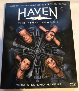 Haven: The Final Season Blu - Ray Vg Shape W/ Slipcover Rare Stephen King