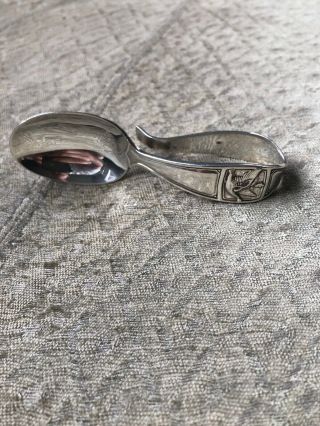 Signed Tiffany & Co Sterling Silver 925 Infant Toddler Child Feeding Spoon