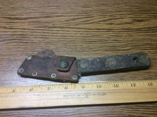 Vintage Knife Unusual Cutter Bell System Utica 11 - 54 Mfg R H Buhrfe Co Antique
