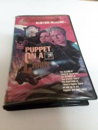 Puppet On A Chain Vhs,  Vintage Prism Clamshell.  Rare