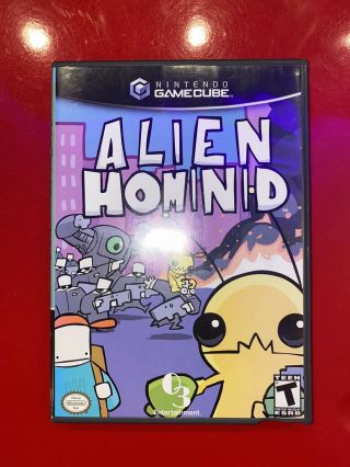 Alien Hominid (nintendo Gamecube,  2004) Complete Cib Rare Htf Oop