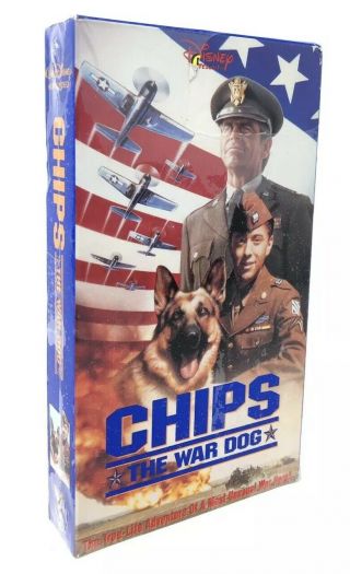 Disney - Chips: The War Dog Vhs Ultra Rare/ Htf.  Oop Wwii