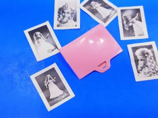 Topper Dawn Dinah Model Doll Pink Portfolio w/Photos MINTY HTF Vintage 1970 ' s 3