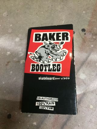 Baker Bootleg Rare Vhs Skateboard Piss Drunx