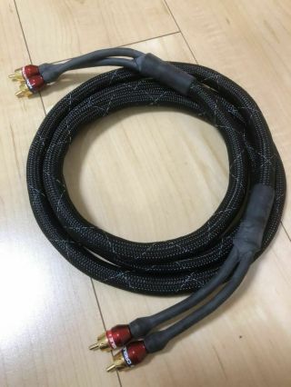 Rare Monster Cable Rca Car Audio Superlative Grade Xln Pro 2ch 2m