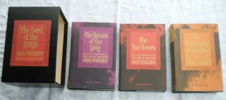 1965 Tolkien Lord Of The Rings 2nd Edition Rare Hardcover Boxed Set W/ Maps