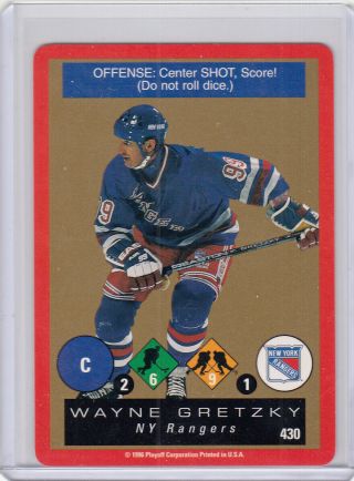 1996 - 97 Playoff One On One 430 Wayne Gretzky Rare Gold