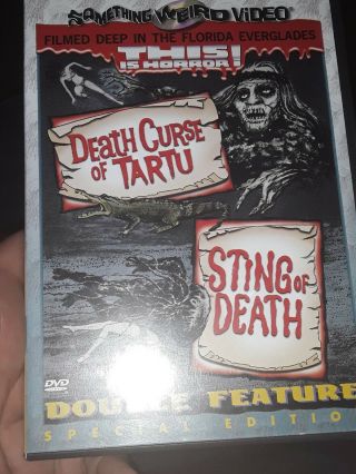 Death Curse Of Tartu / Sting Of Death Horror (dvd,  2001,  Special Edition) Rare