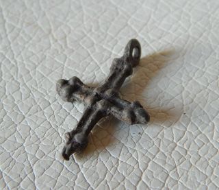 Ancient Vikings Bronze Cross Pendant.  4