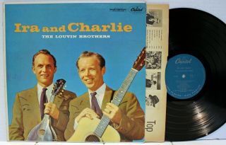 Rare Country Lp - The Louvin Brothers - Ira And Charlie - Capitol T910