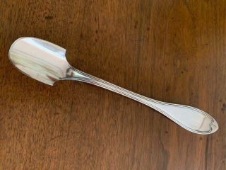 Rare Antique Silver Plate Stilton Cheese Scoop 1847 Rogers Pattern Oval Thread