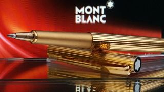 Mont Blanc Fineliner Pen Noblesse Model Functional Rare All Gold Immaculate X93