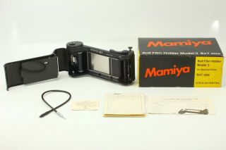 【rare Almost Unused】 Model 3 Mamiya Press 6x7 Film Back Holder From Japan 712