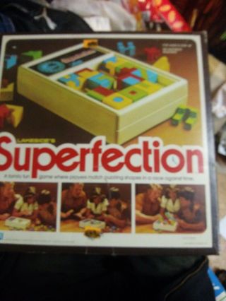 Vintage 1975 Superfection Lakesides Game No8375 Rare Board Game