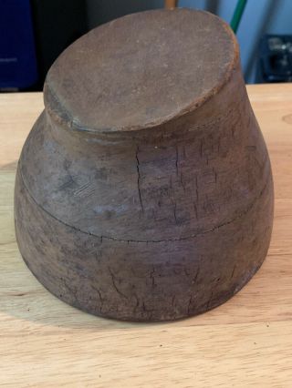 Vintage Wooden Millinery Hat Mold Marked F 906 22