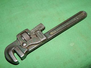 Antique 1897 - 1911 Trimo Pipe Wrench 6 " Trimont Mfg Co Roxbury Mass Made In Usa