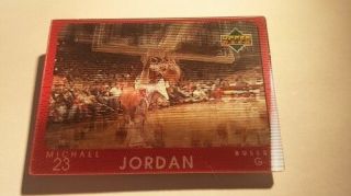 Rare 1997 - 98 Upper Deck Diamond Vision Michael Jordan 4 Bulls