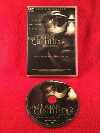 The Human Centipede 2 Full Sequence Dvd Tom Six 2011 Horror Region 1 Usa Rare