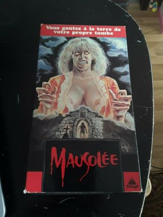 Mausolée / Mausoleum Vhs French Canadian Very Rare Triangle Horror Movie 1985