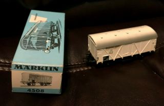 Vintage MARKLIN HO Train 4508 KUHLWAGEN w/Box - RARE - 2