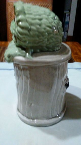Ceramic Antique Cookie Jar Oscar The Grouch Cookie Jar Sesame Street 2
