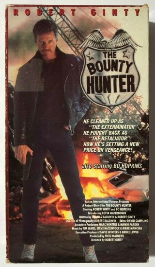 The Bounty Hunter Rare & Oop Action Movie Aip Studios Home Video Vhs