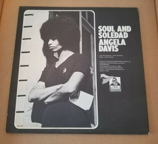 Angela Davis - Soul And Soledad LP (Flying Dutchman,  1971) Rare Vinyl NM 2