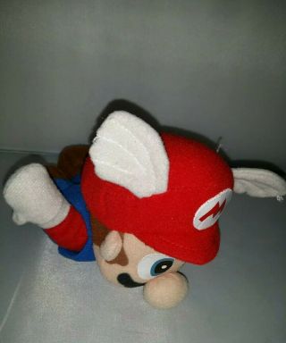 Mario Bros Flying Bd&a Beanie Bag N64 Plush Stuffed Toy Nintendo Rare Doll