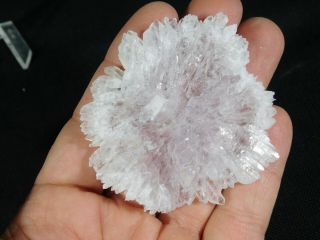 A Very Rare Quartz Crystal Flower Cluster From Brazil 36.  8gr E