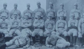 Extremely Rare York Giants 1894 Baseball Team Photo Illustrated American