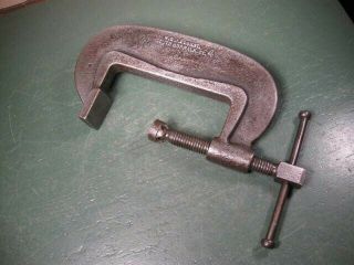 Old Vintage Tools Rare Large C - Clamp Welding Woodworking Top Quality