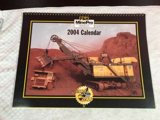 Rare P&h Harnischfeger Cranes Excavators Dealer Calendar Brochure 15pg