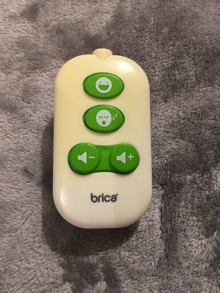 Brica/munchkin Baby Replacement Remote Mckwf Rare Htf White Green